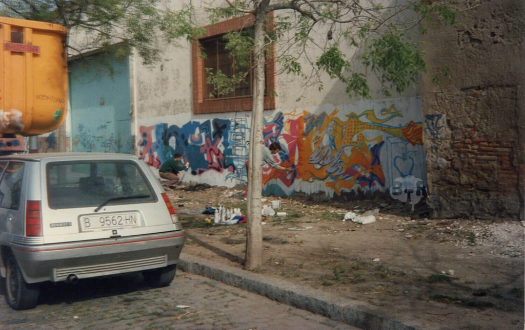 "Hask Dose" por Biz y Zeus en Poblenou. Barcelona 1984