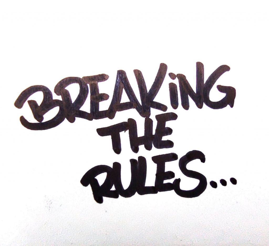 "Breaking the rules" por Kami
