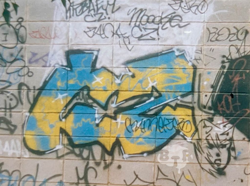 "CZ" por Zana y Moockie. Marina, Barcelona 1989