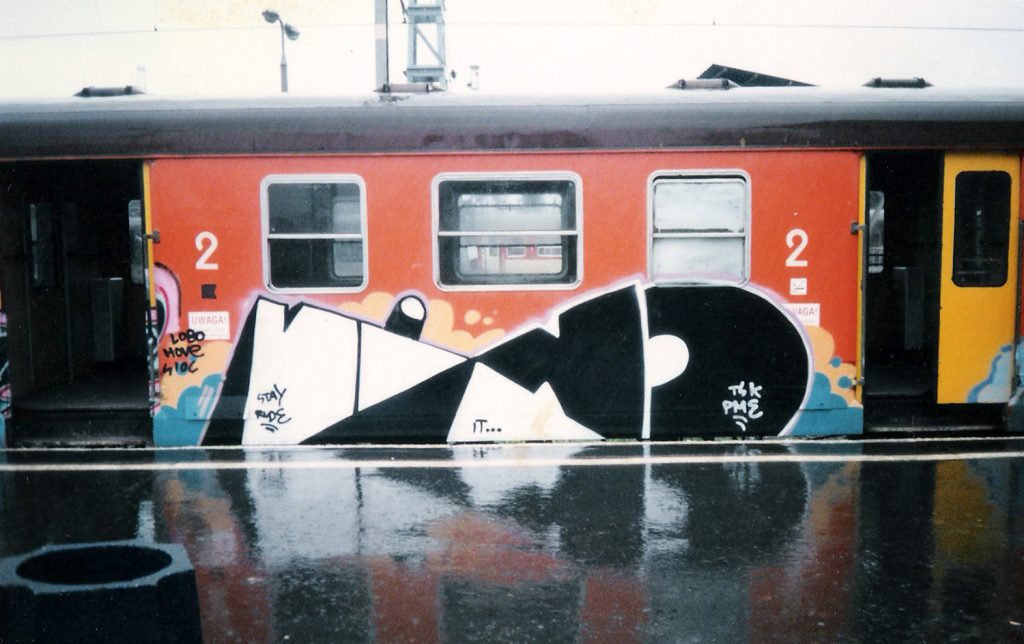 Vino, tercer interrail con Opak. Varsovia 1997